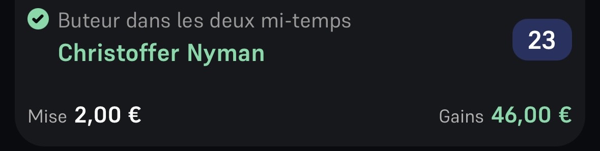 Preuve gain 69