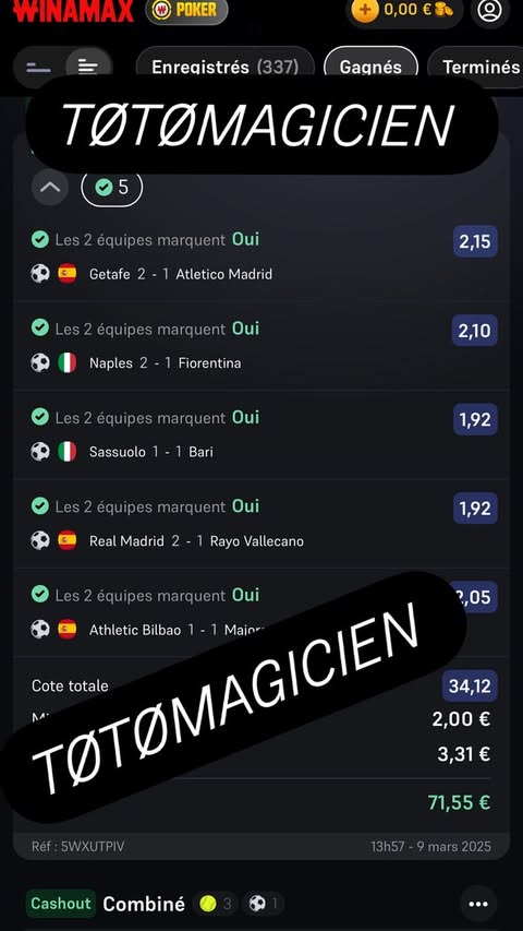 Preuve gain 15